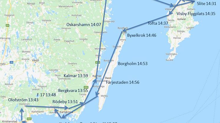 Blekinge flygflottilj planerar för en extra julgransflygning-onsdagen den 18/12