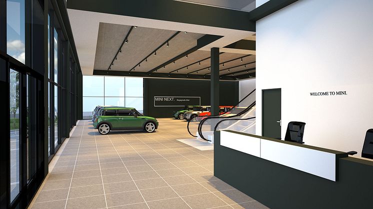Bavaria bygger MINI Flagship Store i Danderyd