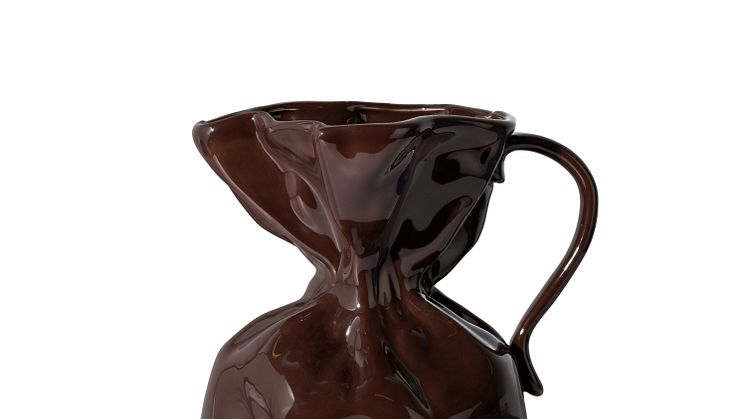 Byon AW25 produktbilder - Vase Crumple brown