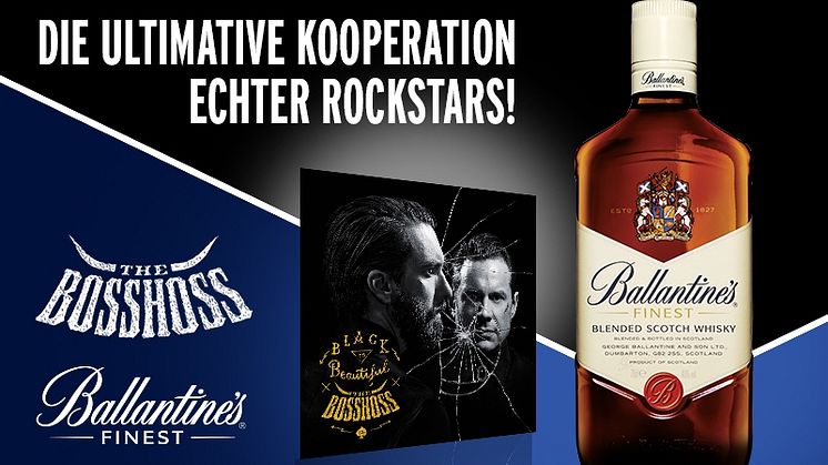 The BossHoss und Ballantine’s gehen Markenpartnerschaft ein