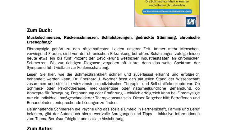Waschzettel "Fibromyalgie"