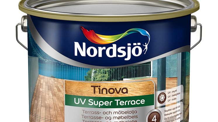 SP test visar att Nordsjö Tinova UV Super Terrace är bäst i test