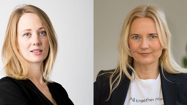 Louise Sköld-Lindell, Redaktionell Utvecklingschef GP och Gunilla Bakkenes, Marknadsdirektör Stampen Media