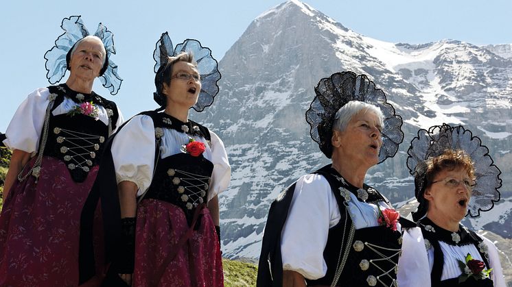 Kleine Scheidegg, Jodlerchor @ Schweiz Tourismus / Andy Mettler