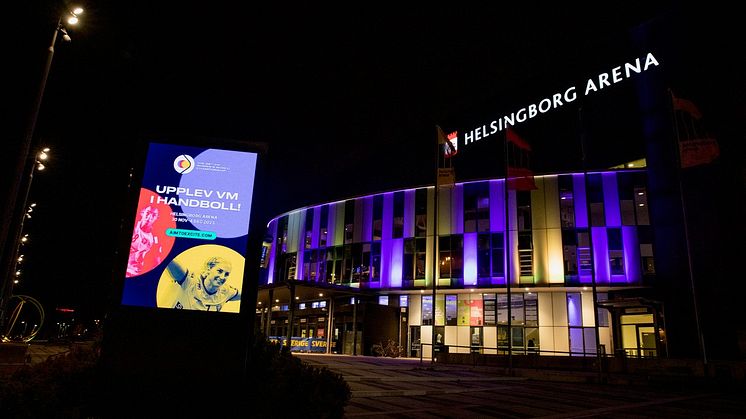Helsingborg Arena inför handbolls-vm