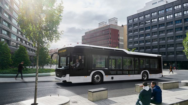 Der vollelektrische Scania Citywide fährt CO2-frei und die Geräuschentwicklung ist minimal. 