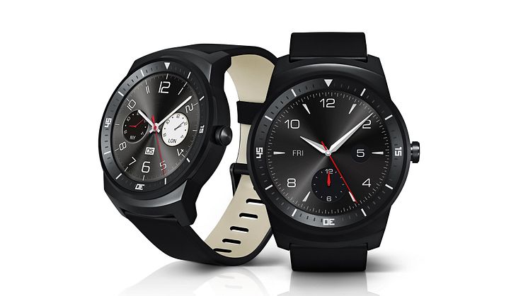 LGS RUNDE SMARTKLOKKE, G WATCH R, KOMMER TIL NORSKE BUTIKKER I TIDE TIL FARSDAG