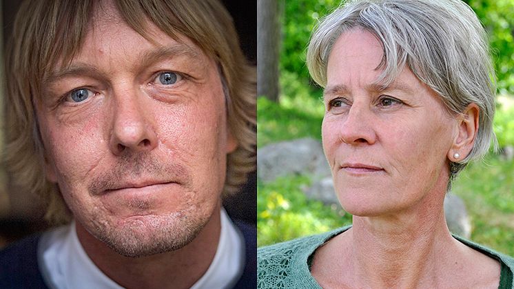 Jonas Dahlberg och Johanna Röjgård Sjöberg. Foto Magnus Hallgren och Paula Tranströmer