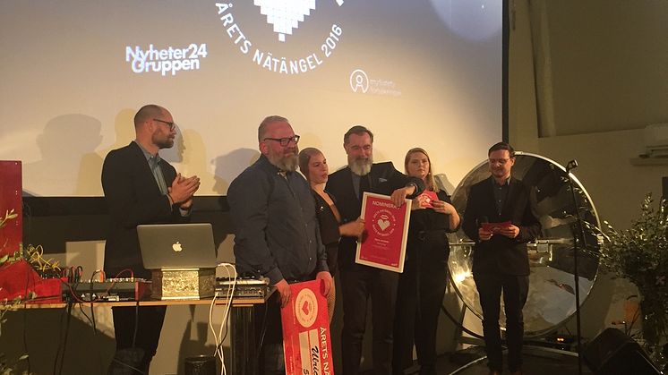 Årets Nätängel 2016 – en kväll helt fri från hat 