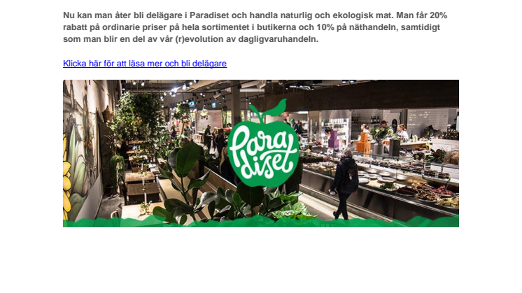 Paradiset startar Crowdfunding