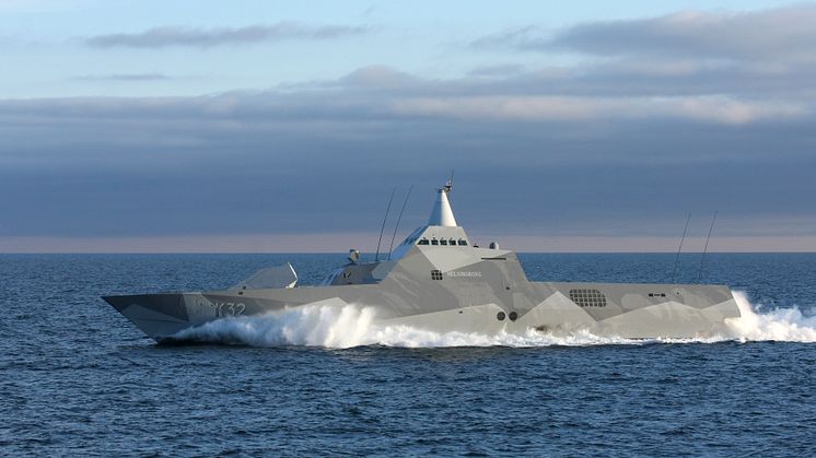 Korvetten Helsingborg Foto: Försvarsmakten 