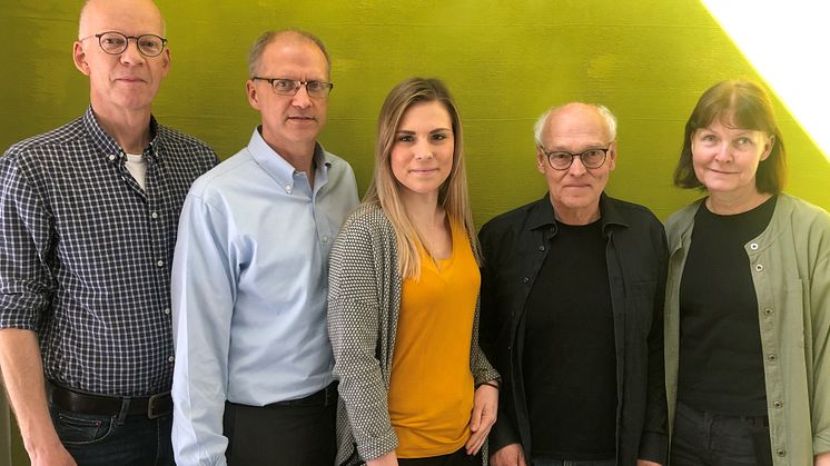 Tomas Lindh, Patric Stafshede, Isabelle Lilja, Tor Ny och Malgorzata Wilcynska.