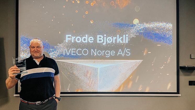 IVECO Norge Årets selger - Frode Bjørkli