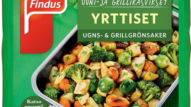 Uuni- ja grillikasvikset Yrttiset 500g