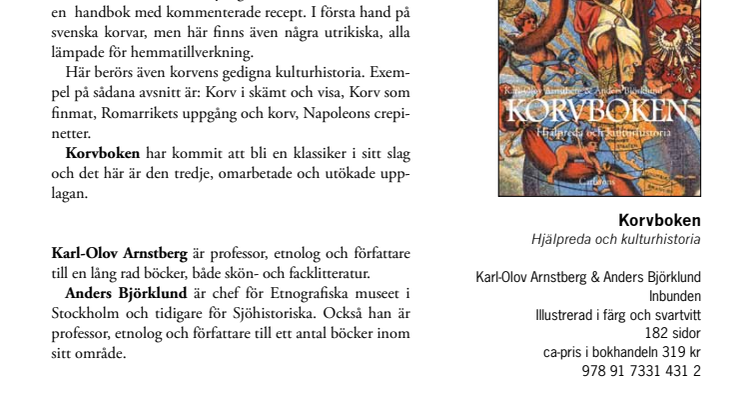 Ny bok: Korvboken