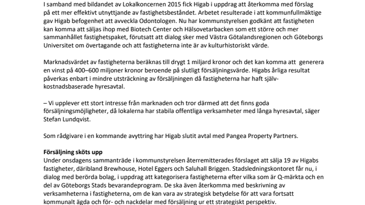 Hus på Medicinareberget kan säljas