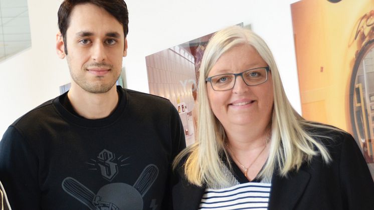 Ali Padyab och Anna Ståhlbröst.
