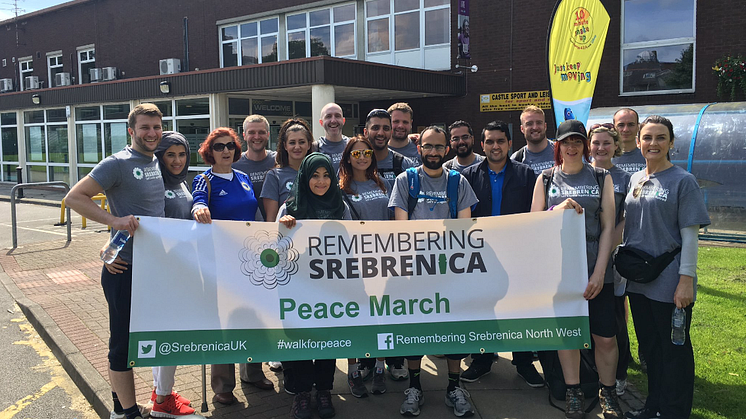 Peace walk remembers the victims of Srebrenica