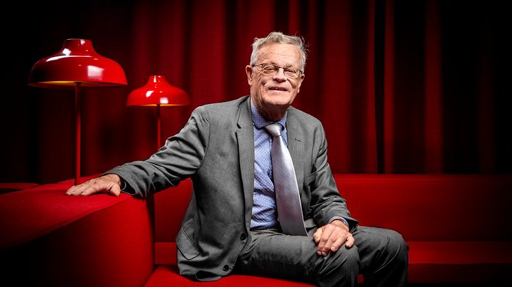 Björn Eriksson, ordförande Riksidrottsförbundet, deltar på Elmiadalen.