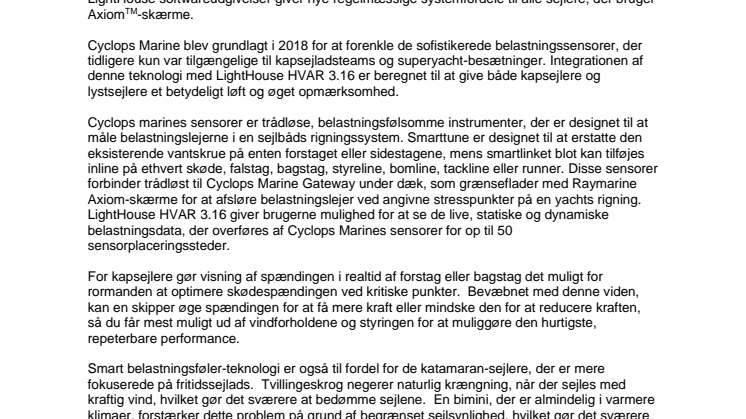 Oct 2021 - Raymarine - Cyclops_Integration_LH_Hvar_FINAL.v6-da_DK.pdf