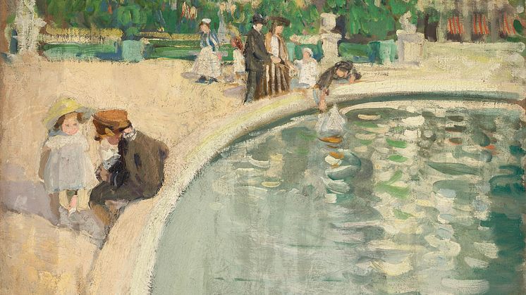 Martha Stettler: Aux tuileries, um 1910