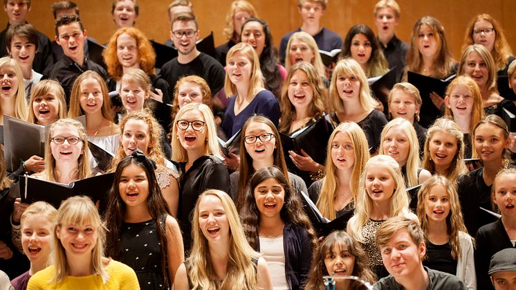 Höstlovskören i Göteborgs Konserthus. Foto: Kristin Lidell.