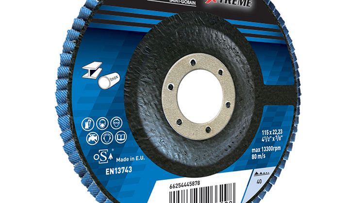Norton X-Treme: Ny lamellrondell som ger effektivare slipning – Produkt 3