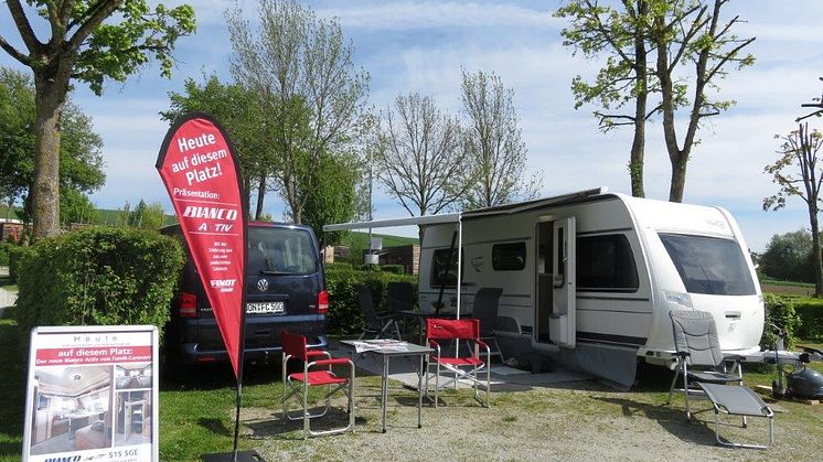 Der Bianco Activ 515 SGE war der Caravan der Road-Tour Frühjahr 2017