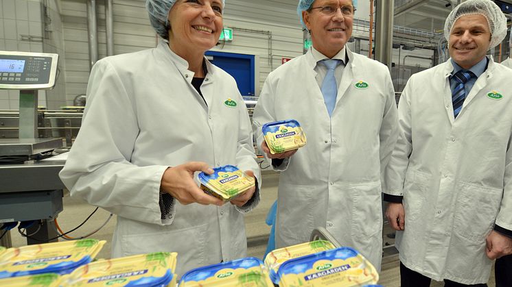 Startschuss für die Produktion von Arla Kærgården® in Pronsfeld