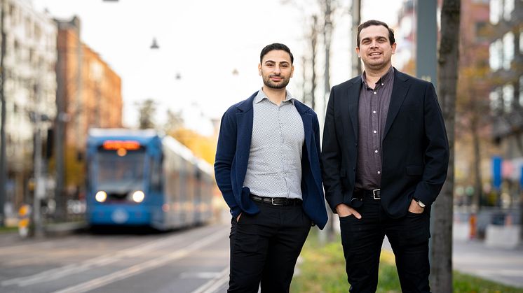Elias Kirilmaz, affärschef samt Mani Sanaei Nurmi, affärsutvecklingschef