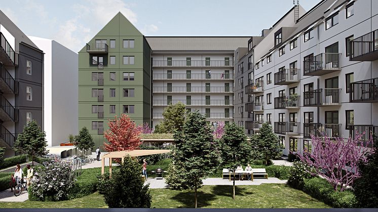 Bygglov Författaren 1 – bild 4. Illustration: Arkitektbyrån Design.