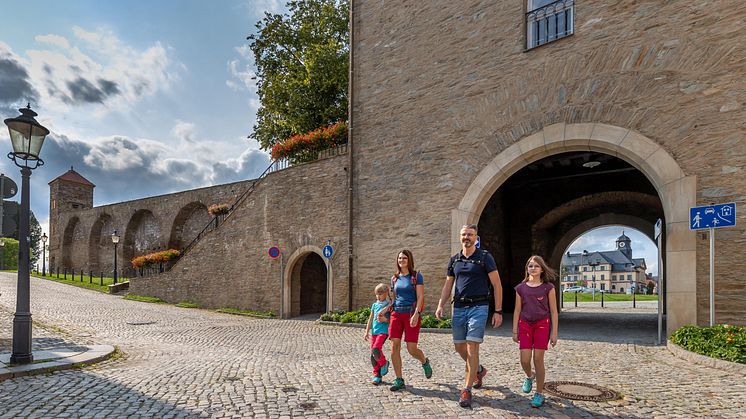 unterwegs in der Bergstadt Marienberg (Foto: TVE/Uwe Meinhold)