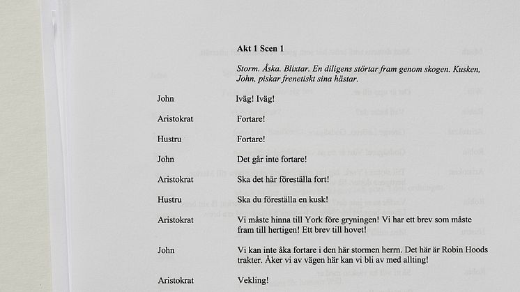 Manus: Robin Hoods hjärta 