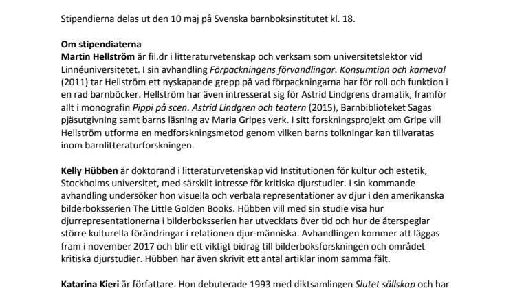 255 000 kronor till forskare och författare