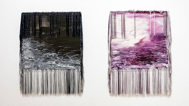 Outi Pieski, Nuvvos Áilegas, seavdnjes/Fjället Nuvvos Áilegas i mörker, (2011) och Nuvvos Áilegas, českes/Fjället Nuvvos Áilegas i vitt, 2011