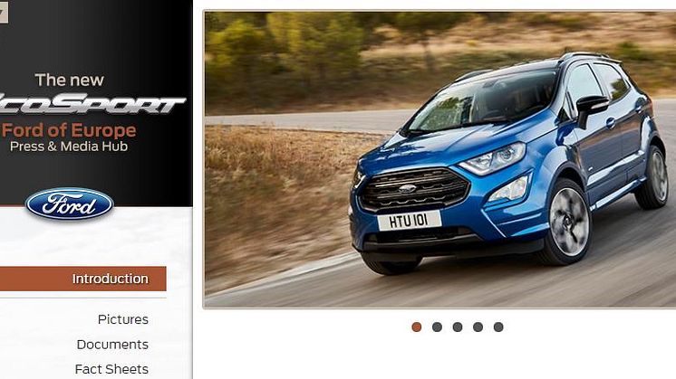 EcoSport press kit