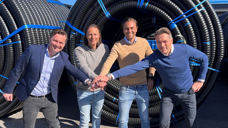 From the left: Michael Söderberg, Jonas Norgren, Mikael Norgren and Jan Pellfolk.
