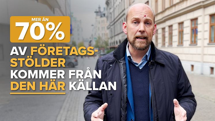 70% av företagsstölderna kommer härifrån
