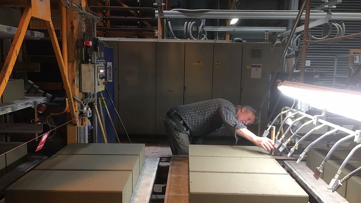 Anställd vid S:t Eriks fabrik i Staffanstorp