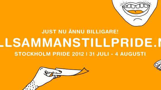 Nu släpps biljetterna till Stockholm Pride 2012