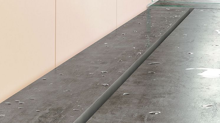 Purus Line Premium Tile Insert, designbrunn utan synliga kanter