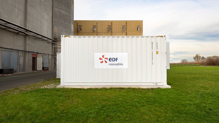 Batteriespeicher von EDF Renewables bei Malteurop