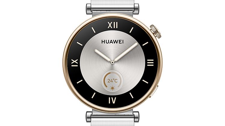 Huawei Watch GT4_41mm_Silver metal_Front