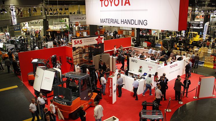 Toyota noterade stort intresse vid Logistik & Transport