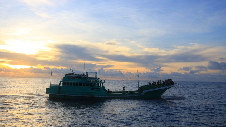 Indonesian boniitin ja keltaevätonnikalan vapa- ja käsisiimapyynti saavutti MSC-sertifikaatin tammikuussa 2021. (c) AP2HI