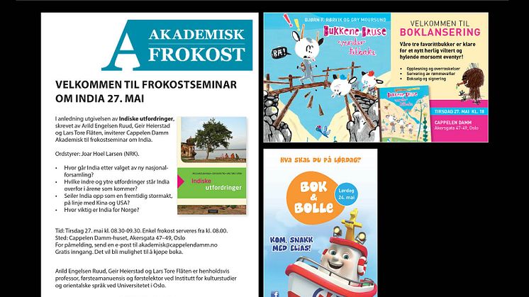 Velkommen til Cappelen Damm-huset, uke 22!