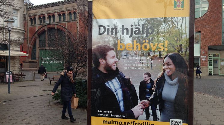 Malmö stad gör det lättare att ta frivilliguppdrag