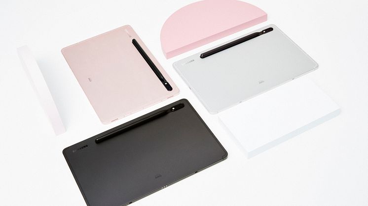 Samsung lanserar Galaxy Tab S8-serien: den största och mest mångsidiga serien hittills.