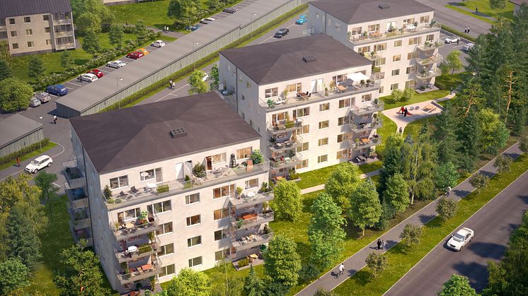 Pressinbjudan: Dags för första spadtaget för Riksbyggens Brf Södra Ängen i Viksjö