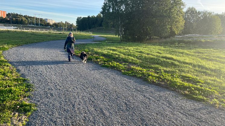 Hansta hage gångväg